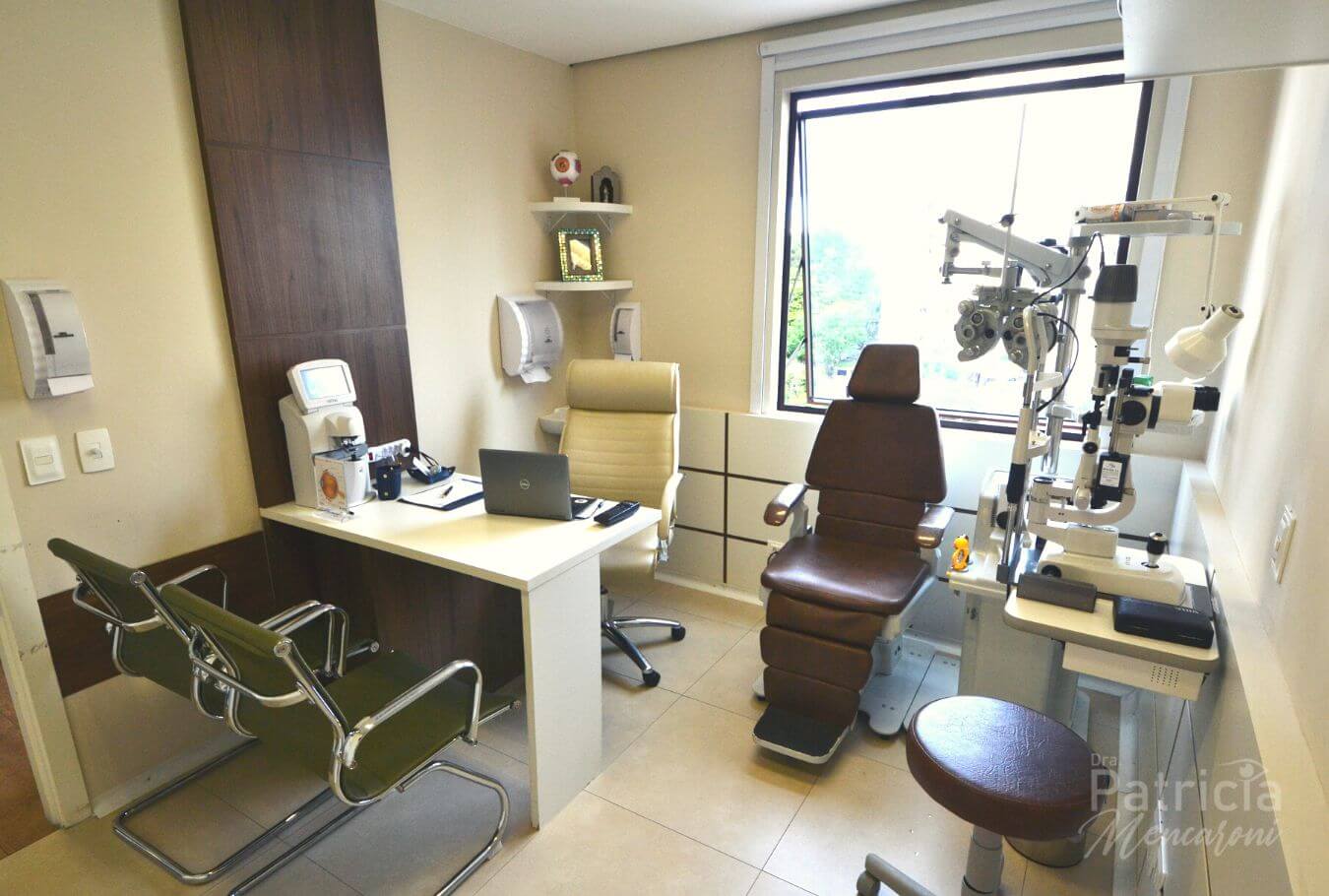 Consultório equipado da Lumini Oftalmologia